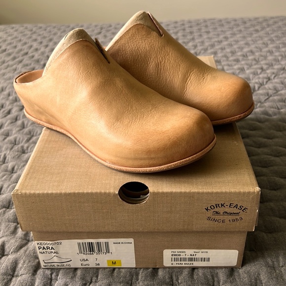 KorkEase Shoes Korkease Para Natural Mule In Natural Size 7euro Size 38 New In Box Poshmark